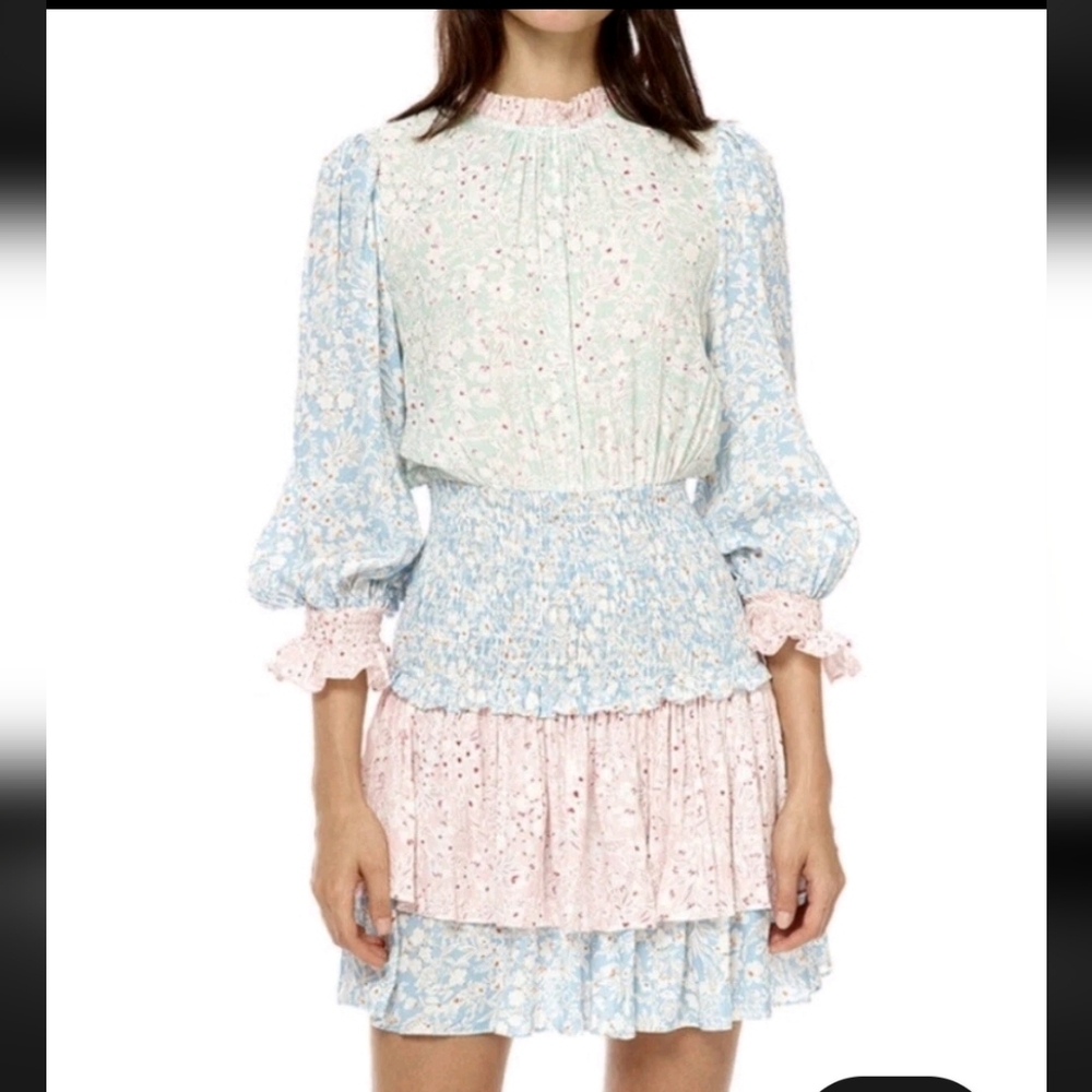 Stellah Floral Pastel Dress